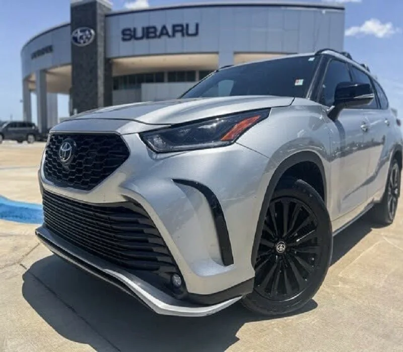 2023 б/у Toyottaa Highlander XSE AWD кожаные сиденья с панорамным Люком R18 шины из алюминиевого сплава Багажник На Крышу автоматическая коробка передач