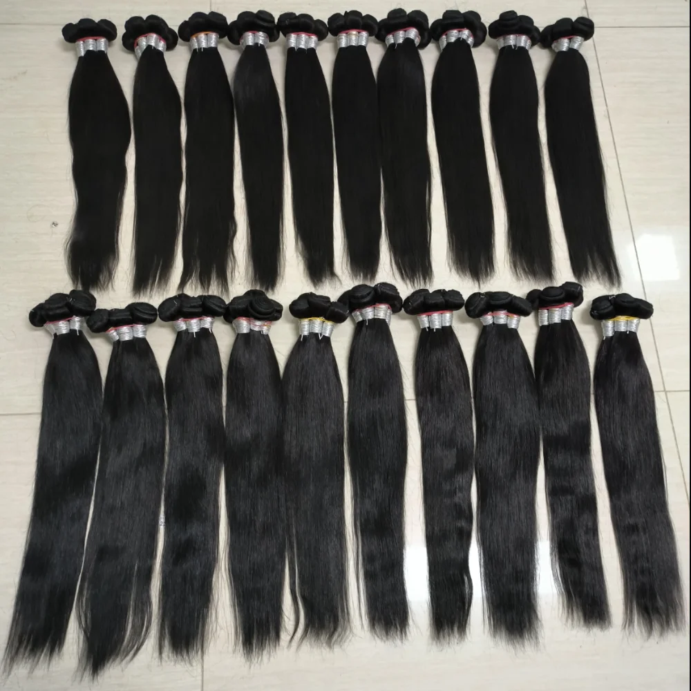 Grade 12A Remy Indian Virgin Hair Extensions Smooth No Tangle Silky Straight Wholesale Deep Loose Wave Style Human Hair