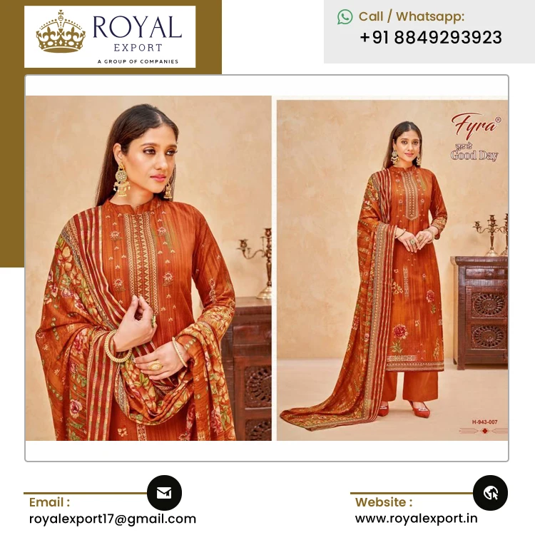 Wholesale Price Top Quality Wedding Wear Designer Pure Soft Cotton Printed Salwar Suit Collection from Indian Manufacturer