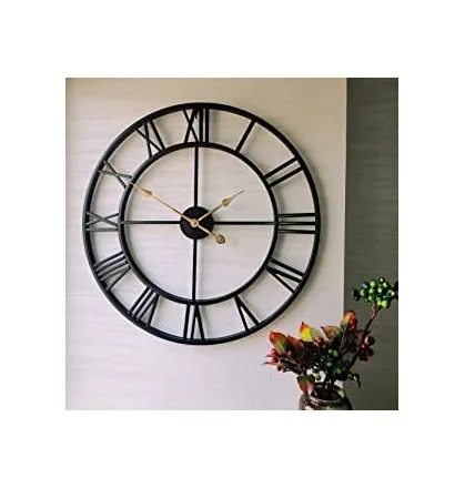 Luxury Casted Metal Wall Clocks Designer Wholesale Metal Antique Home Wall Office Room decorative Clocks for sale