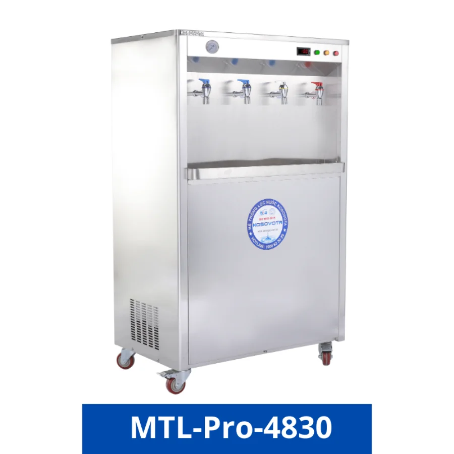 Mtl-Pro-4830 Public Hot And Cold Water Purifier Has 400-500 GPD Ro Drinking Water Filtration System, Commercial Water Dispenser