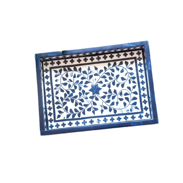 Лидер продаж, сервировочный лоток для инкрустирования костей, новый перламутровый лоток