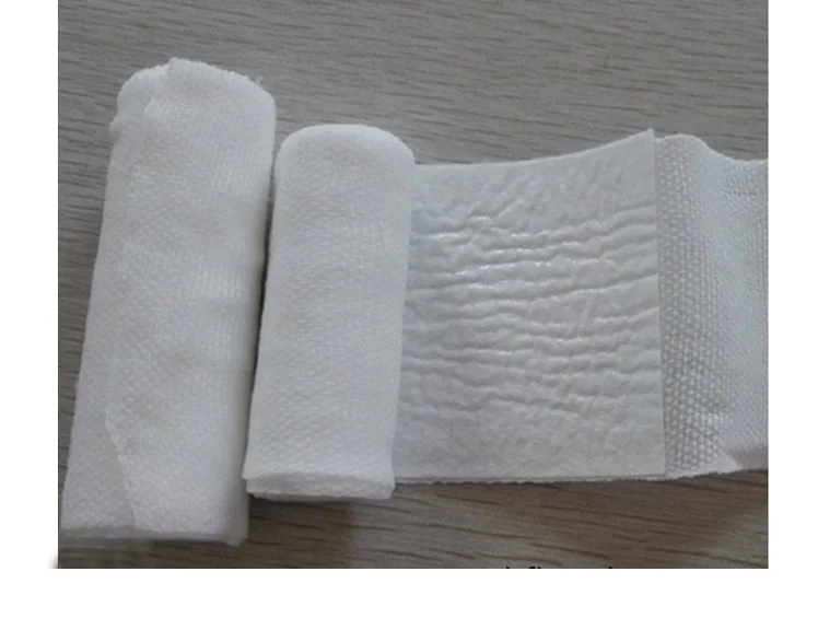 cotton first aid bandage with bandage and pad
