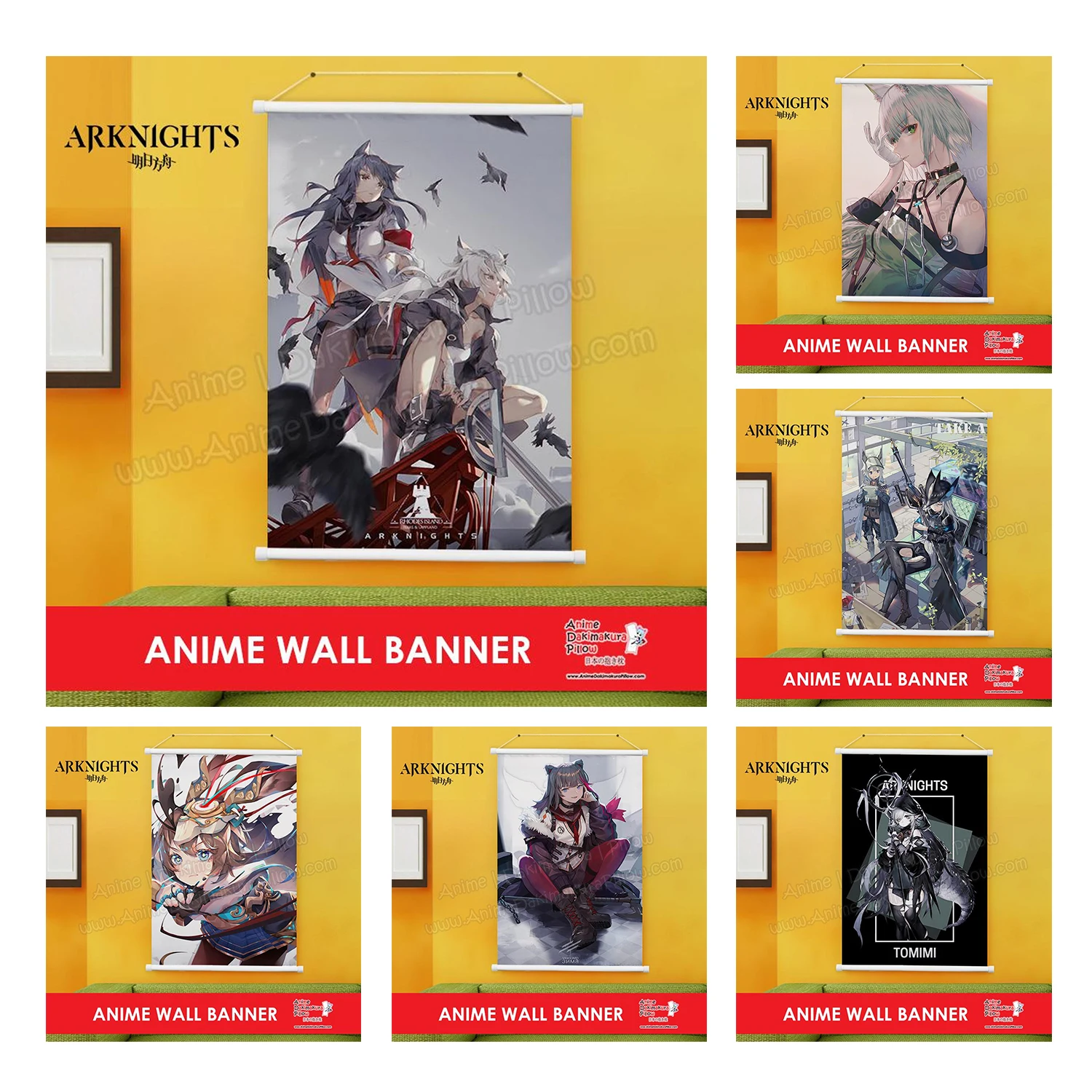 Hobby Express Anime Home Decor Wall Scroll Decoration Poster Hanging Banner 90X60 Arknights