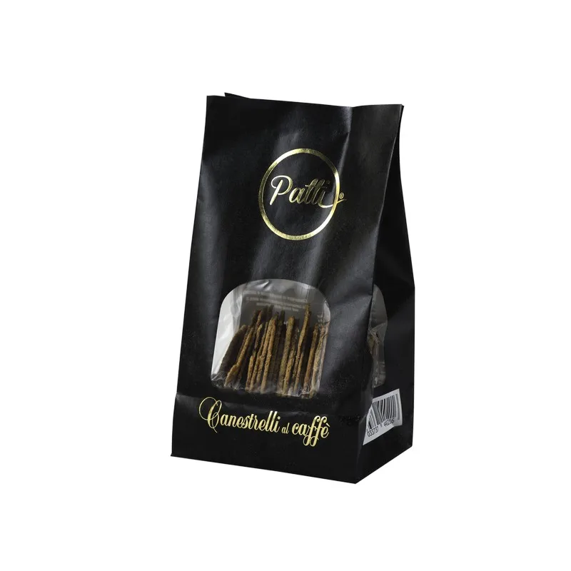 Canestrelli Crunchy Coffee waffle  200g Wheat flour 00 Handmade quality coffee cookies made in Italy Coffee snack 10pcs box