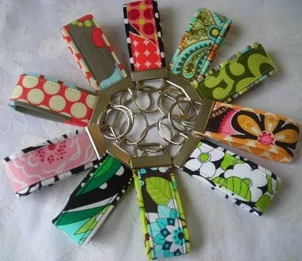 1 дюйм 1 1/4 дюйм 1 1/2 дюйм брелок для ключей Оборудование брелок для ключей с кольцом для ключей для ремешка