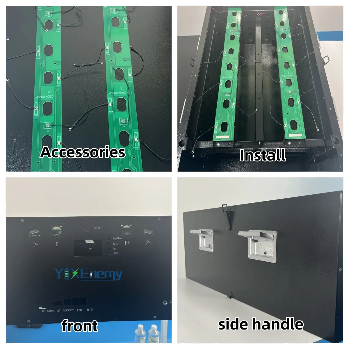 lithium battery diy 16s 48v 280ah lifepo4 battery box 304ah empty case kit with 200a smart bms battery box lifepo4