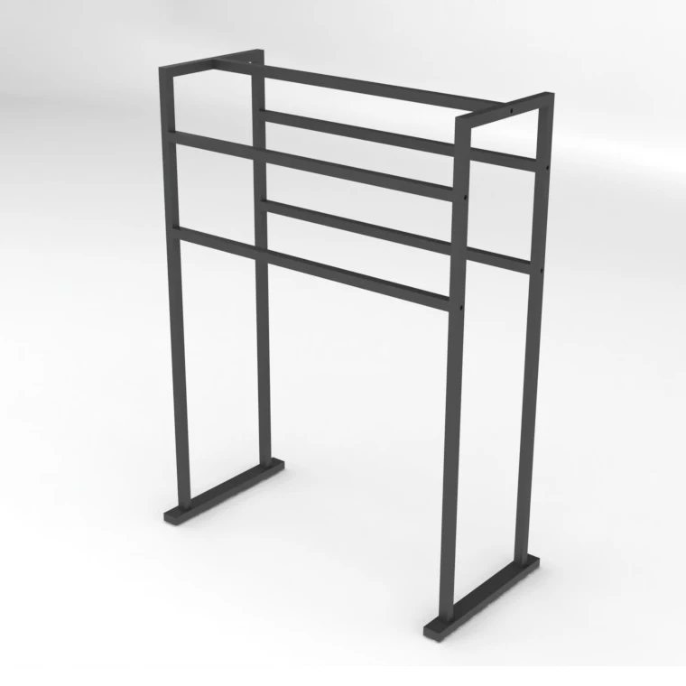 Wall Mounted Towel Rail with Storage Platform