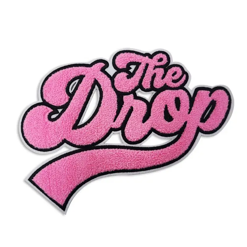 Custom Embroidery Design Cartoon Highway Shield Patches woven patches Embroidery woven custom patches