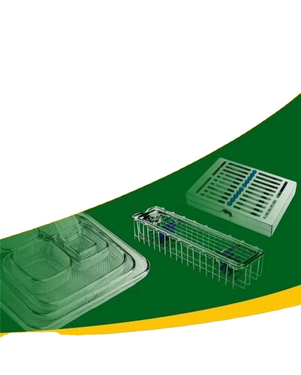 Hot Sale New Design Dental Sterilization Mesh Tray Rack Perforated Mesh Box Stainless Steel Tray