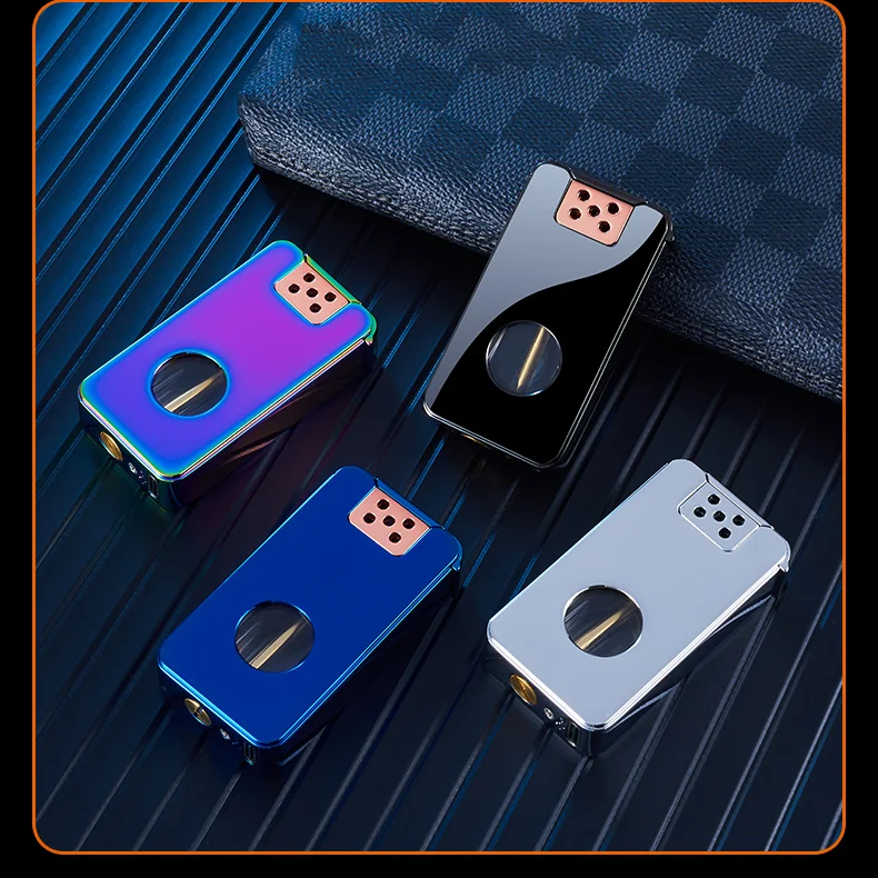 DEBANG Voice-activated ignition lighter 2024 new design Type-C rechargeable kerosene butane lighter with pretty gift box