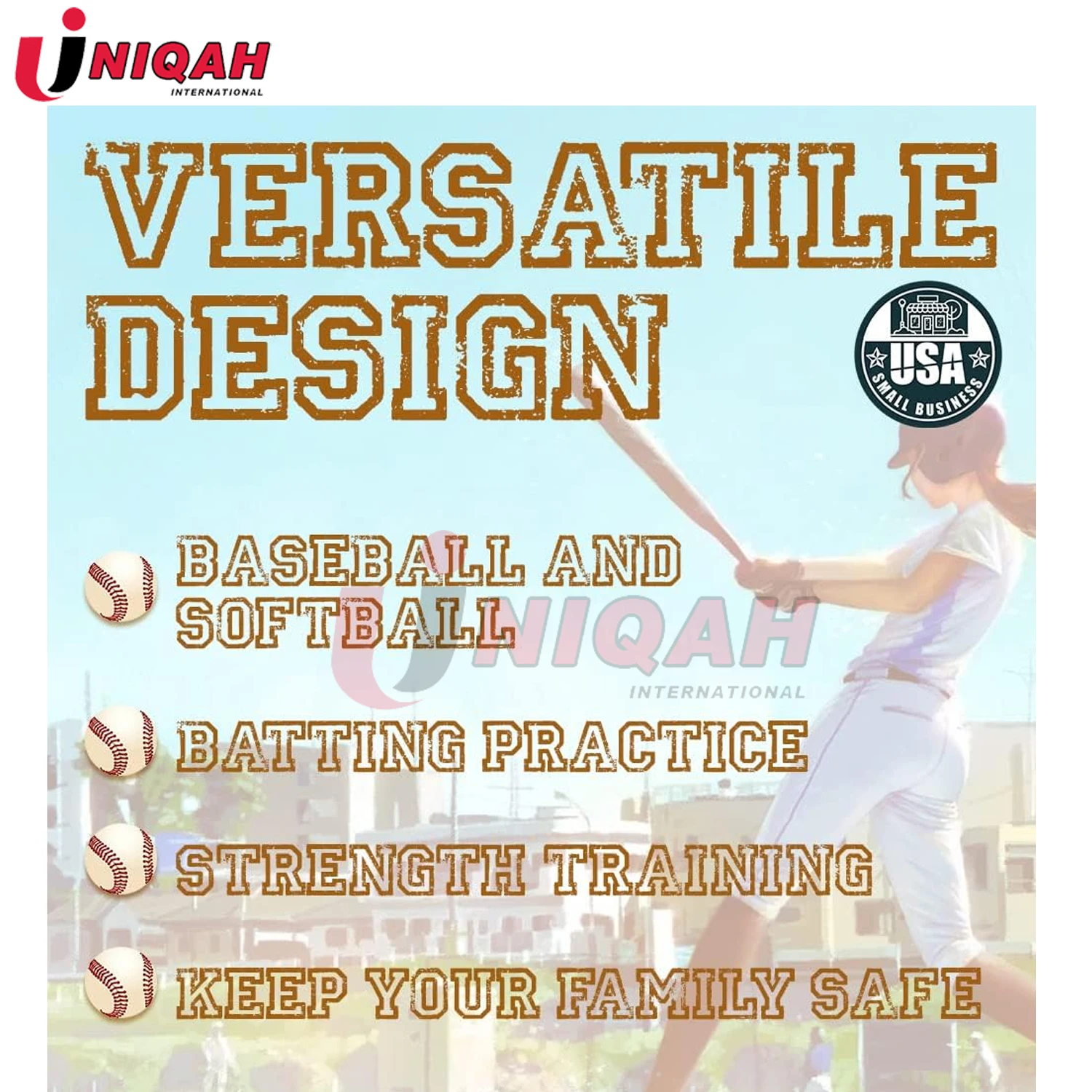 Genuine Solid Beech Wood Baseball Bat - Tball Bat Self Defense Weight Training Pickup Games - Classic Timeless Design