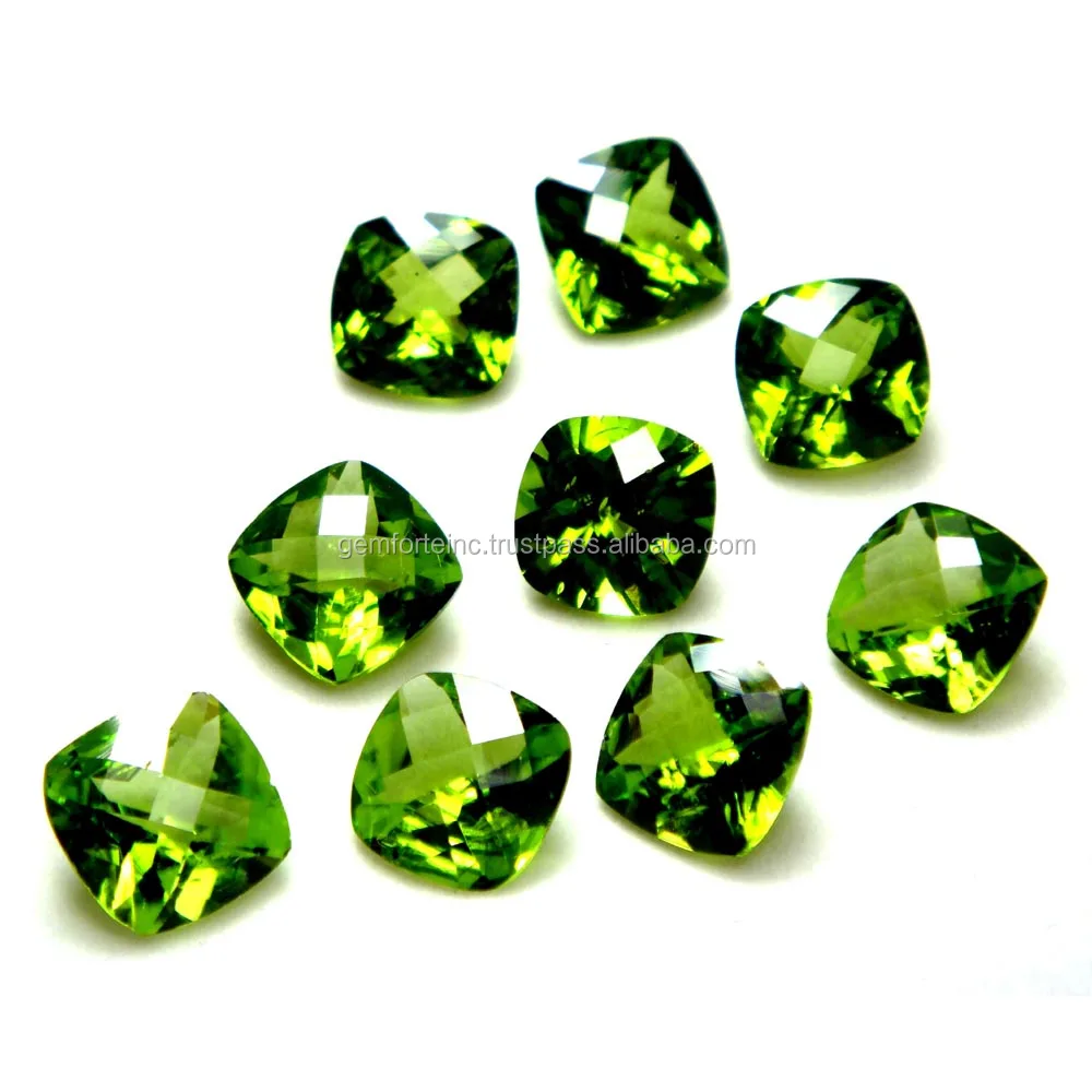 Natural Faceted High Quality Peridot Green Loose Gemstone Mixed Shape Customized Best Selling Natural for Jewelry Making Stone
