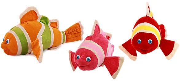 Customized Logo Soft Animal Light Weight Clown Fish for Valentine Gifting Purpose Available at Export Price