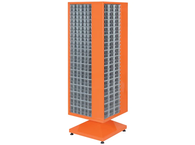 Revolving Metal Cabinet with Drawers Metal Revolving Cabinets with Plastic Drawers