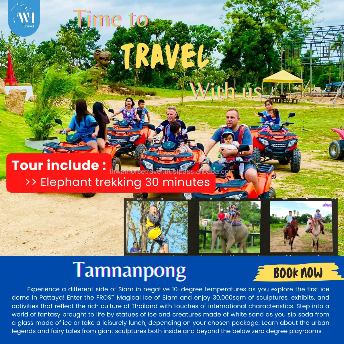 Package C One day trip in Pattaya (Thailand) Travel packages Pattaya Travel Adventure