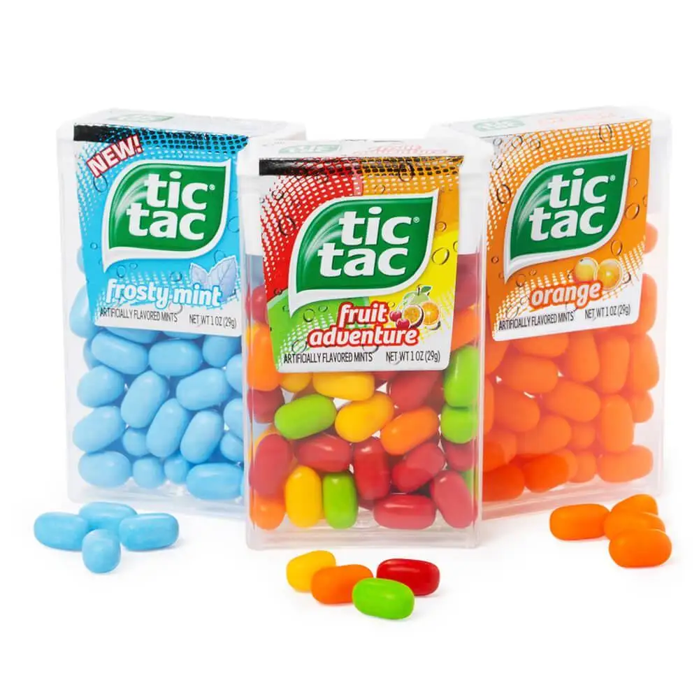 Tic Tac набор свежих мятных и конфет отлично подходит для вечеринок на Хэллоуин 1 7 унций оптовая продажа
