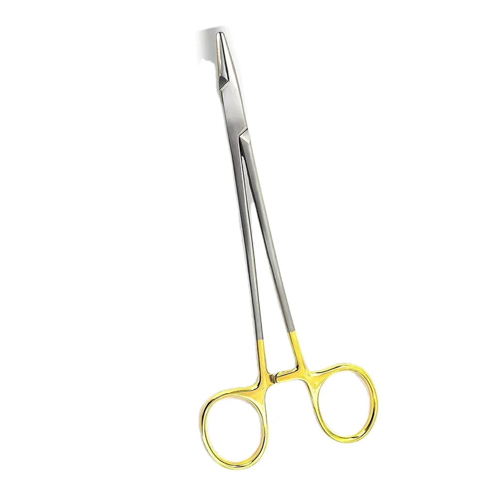 Top Quality Gold color Coated Pliers Professional Stainless Steel Needle Holders With Custom Packaging Best Surgical Instruments