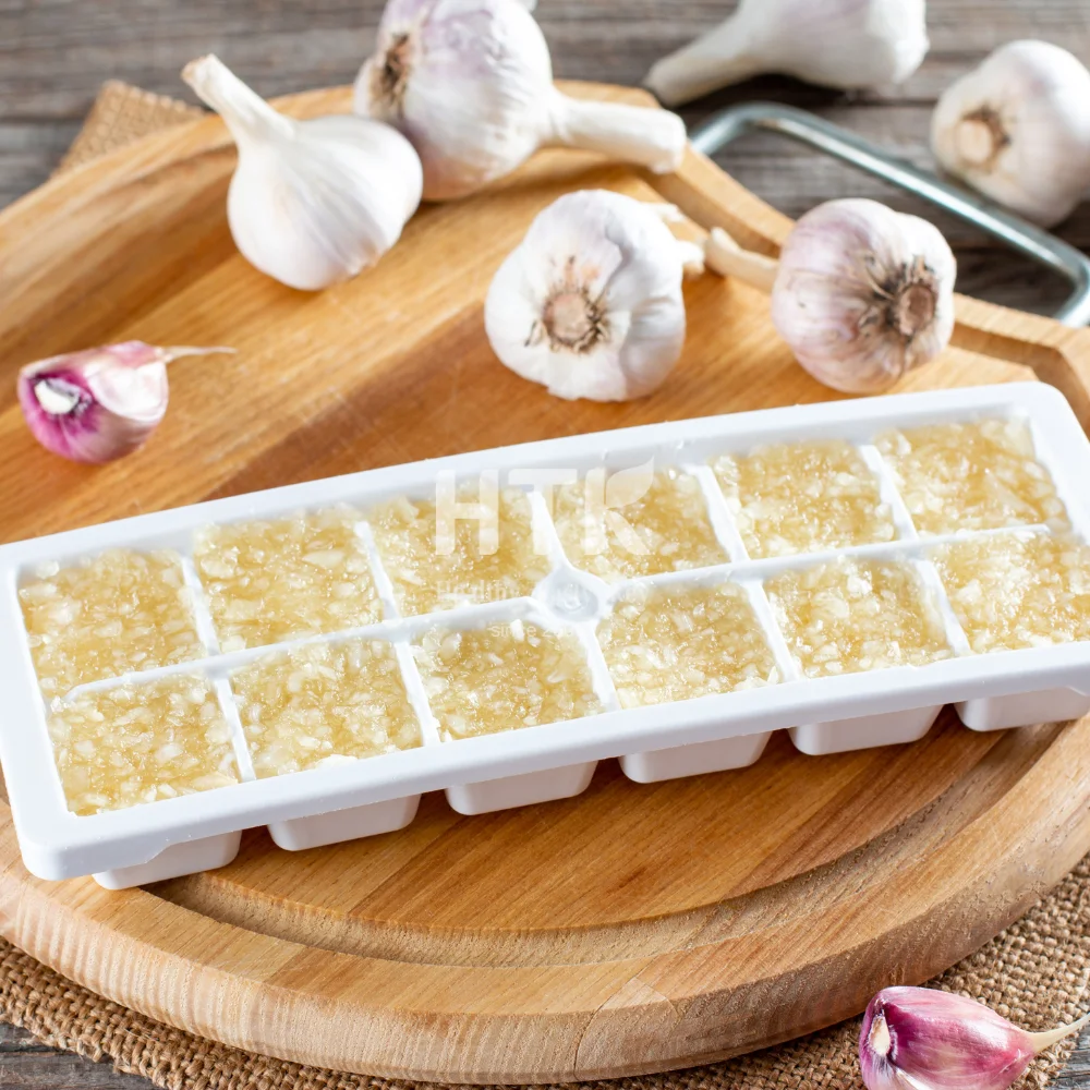 100% Organic OEM Factory FROZEN GARLIC PASTE MINCED Origin In Vietnam Natural White Color for Food & Beverage Sauce