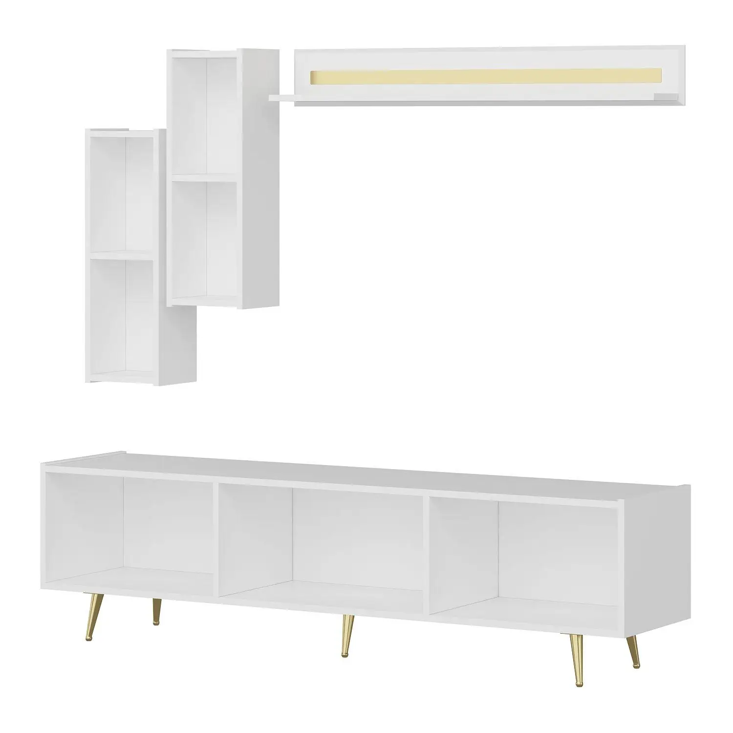 JOSE TV SET (Tv Unit + Top Module) - White