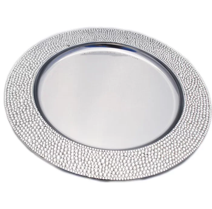 Rhinestone Charger Plate