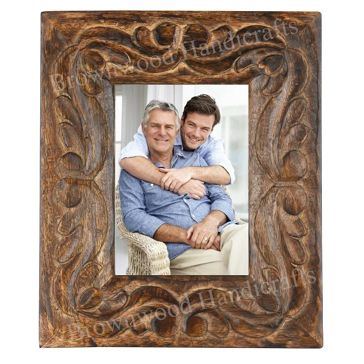 Mango Wood Picture Photo Frame Handmade Wooden Photo Frame 4x6 5x7 A4 A2 Indian Manufacturer & Exporter For Gifts & Decoration