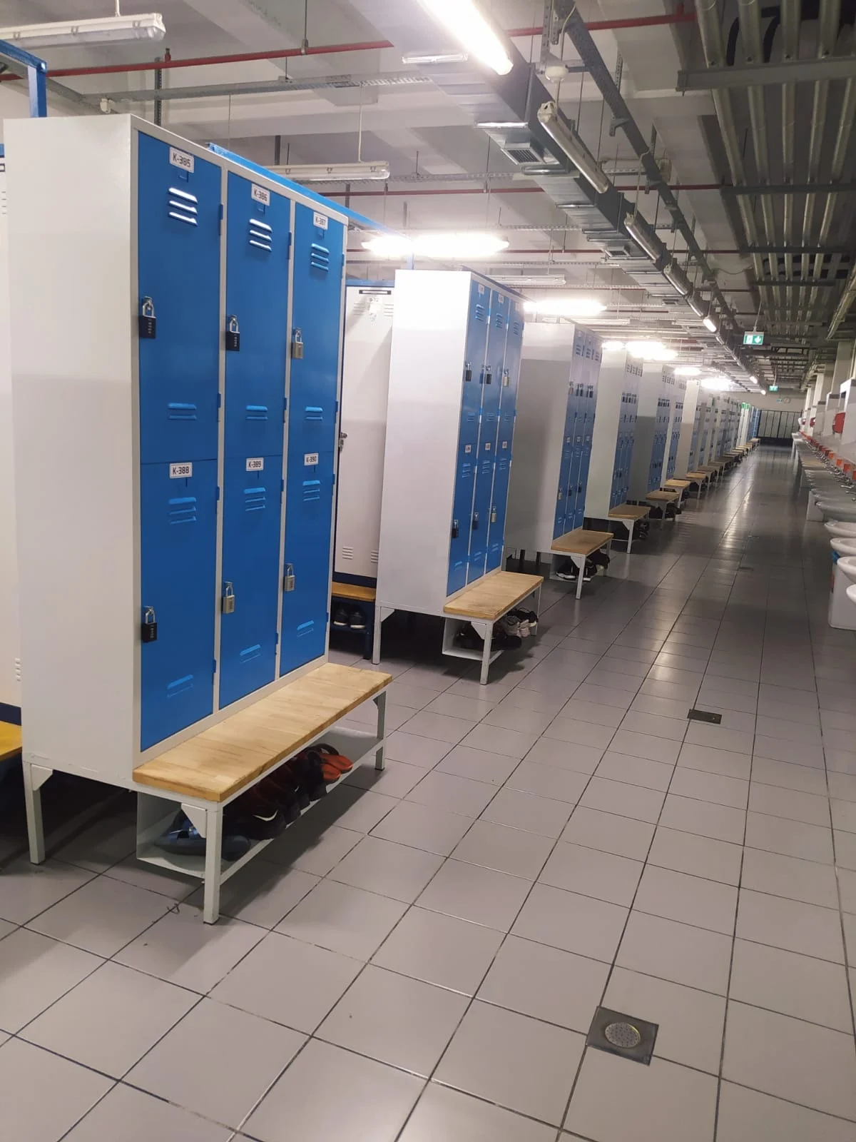 For All Usage Six Door Metal Wardrobe 6 Tier Iron Type Dressing Cabinet