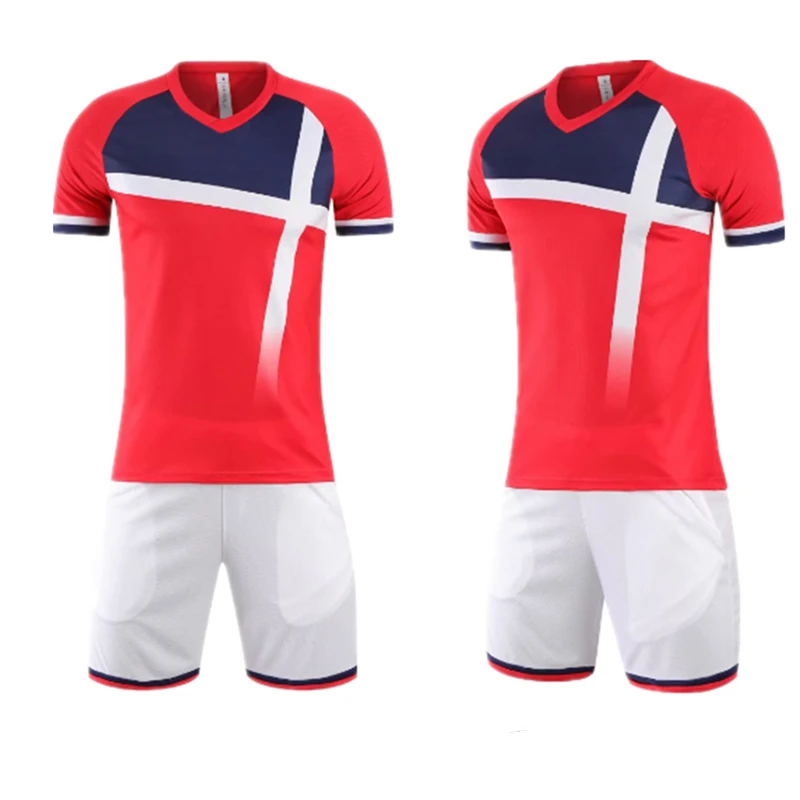 Kids Soccer Jersey Customized Boys Soccer Jersey Quiock Dry Football Uniform Breathable Football