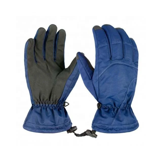 High Quality Outdoor Winter Waterproof Thinsulate Ski Gloves Wholesale Gloves Men Palm Black Custom Design
