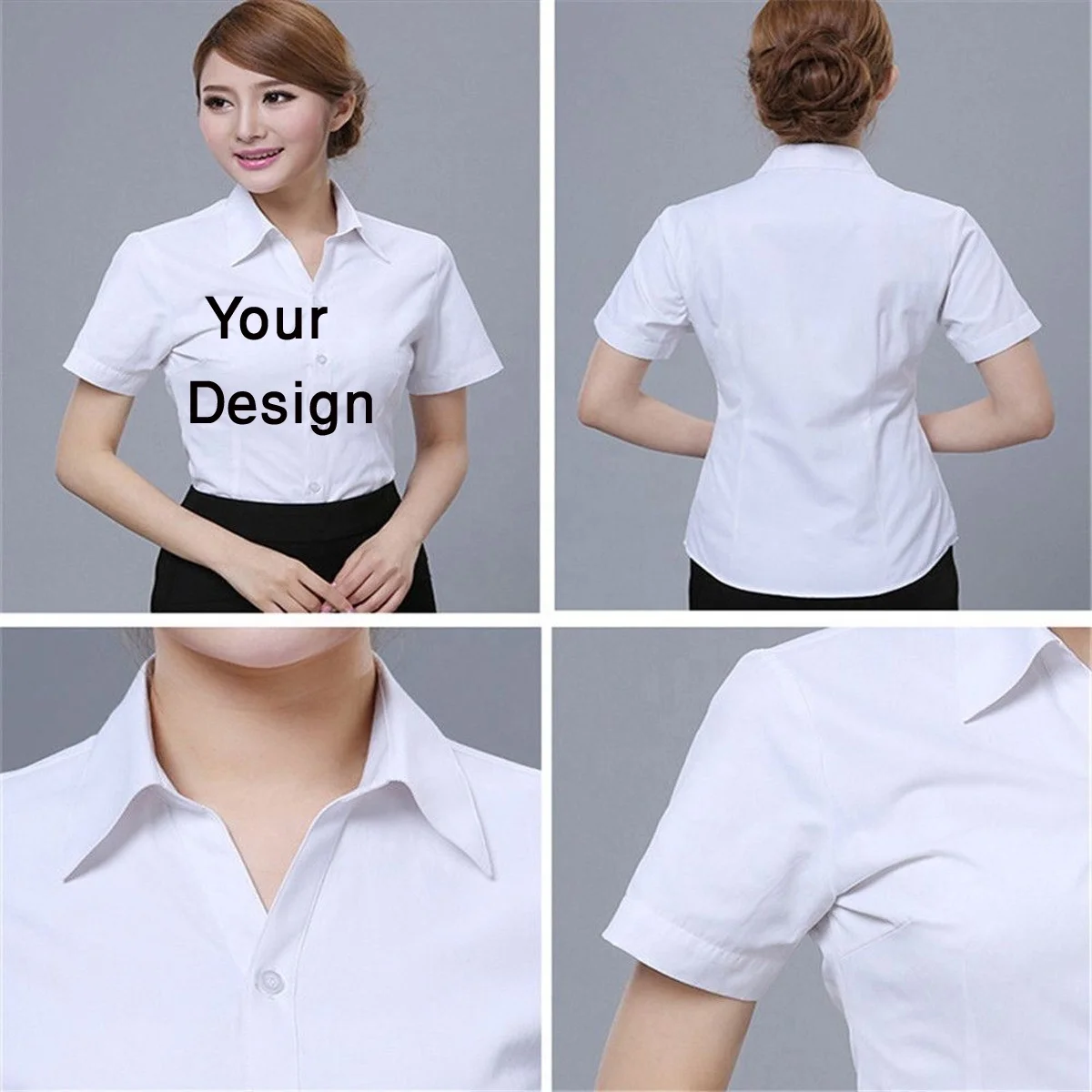 Custom Logo Fashionable Ladies Formal Clothing Shirt For All Ages Women Manufacture Sustainable Cheap Price Wholesale From BD