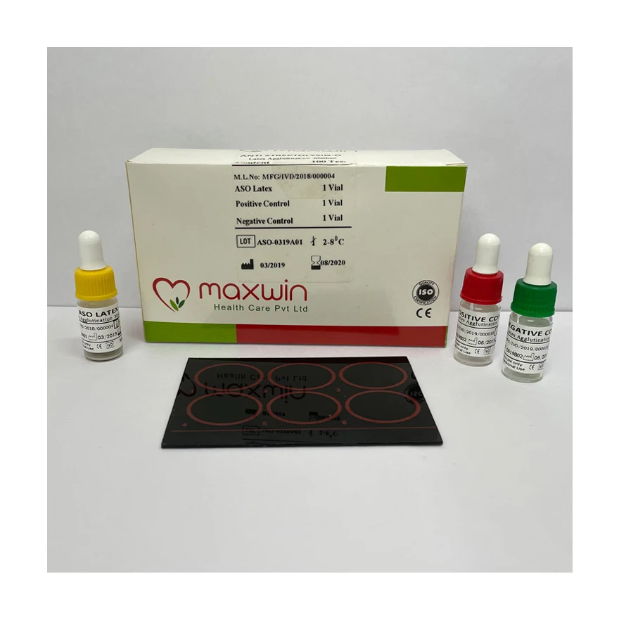Direct Factory Supply Top Most Selling Highly Accurate Maxwin ANTI STREPTOLYSIN Reagent / Diagnosis Test Kit