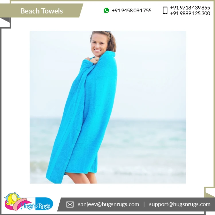 Best Wholesale Deal on Modern Design Outstanding Quality Recycled Cotton 350-600 gsm Outdoor Beach Towels..