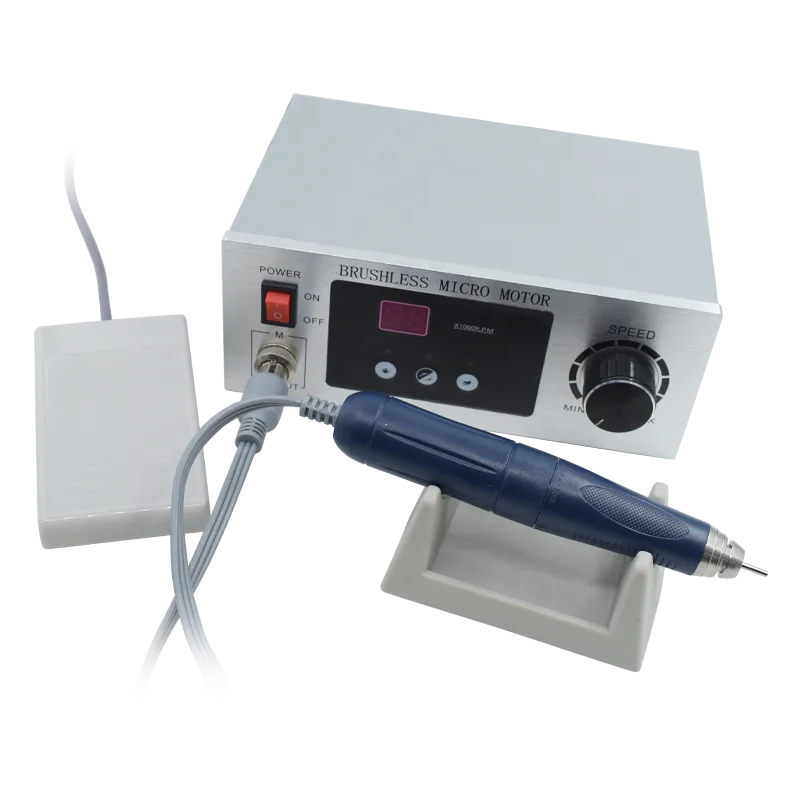 70000rpm Brushless Micromotor for Dental Lab Micro Motor equipment machine with Pedal for Jewelry nail drill