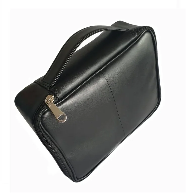 Organizer Travel Tech Case Leather Electronics Accessories Storage Box Portable Holds Phone Charger Cables and other essentials