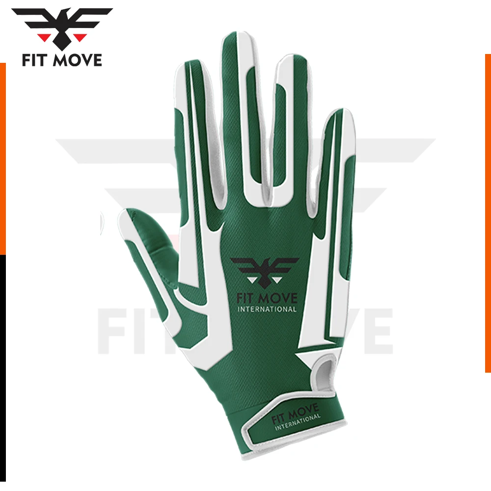 2022 New Arrival Custom Design Grip Football Adult Receiver American Football Equipment Adult Youth American Football gloves