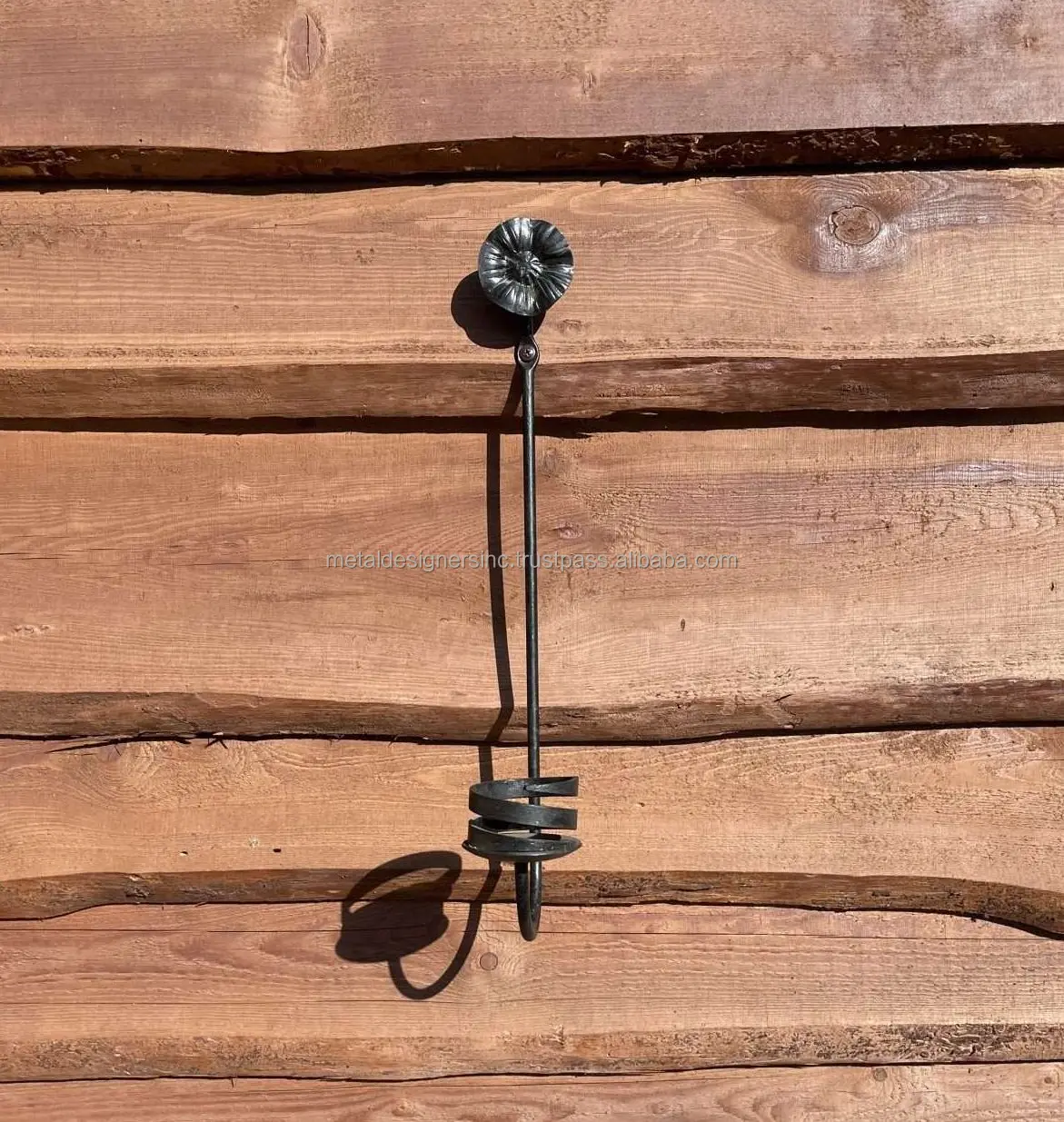 Wall Candlestick Wall Sconce for one candle | Candle holder | Rustic Wall Candlestick | Wrought Iron | Sconce made by Blacksmith