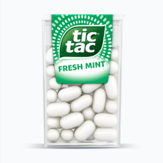 Super Tic Tac chewing gum Strong Mint 5stick Fast Shipping