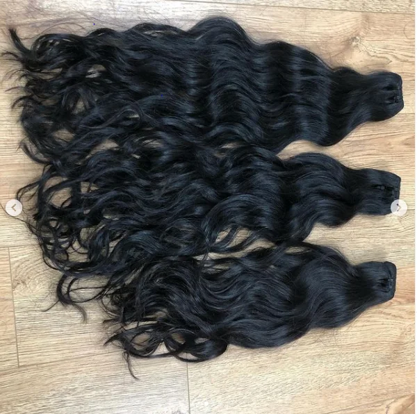 Best selling !!! wholesale price hair 100% Human vietnamese hair deep wavy weaving hair bundles