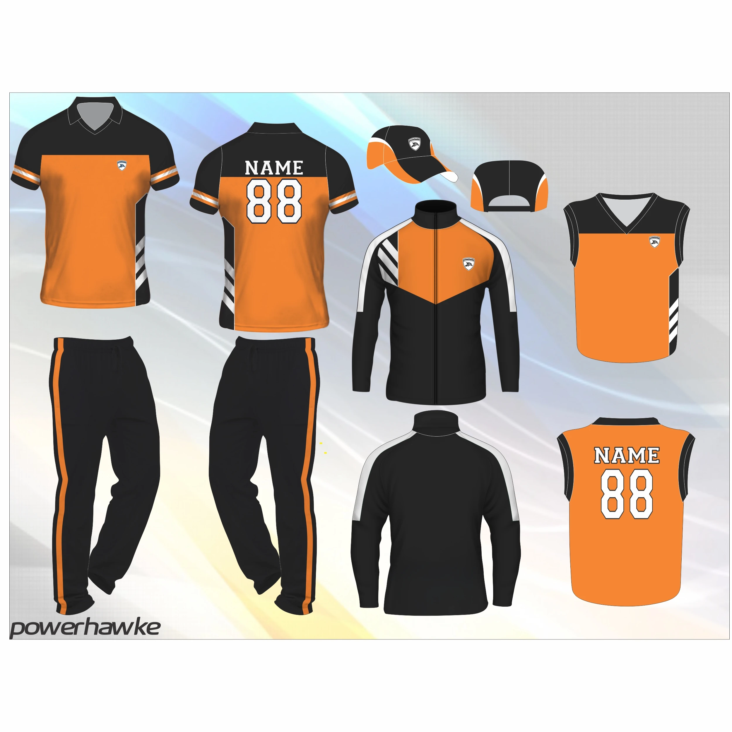 Premium Quality Cricket Uniform Made in India for Adult Boys with Customized Team Name Brand Number Best Custom Logo Designs
