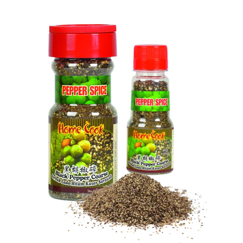 Cheap Price Best Certified Factory Premium Coarse Black Pepper 70g Mild Aroma Black Pepper Export Standard Seasoning Condiment