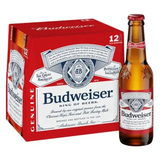Дешевая цена для продажи пива Budweiser | Заказ онлайн/Budweiser пиво в бутылках 33cl