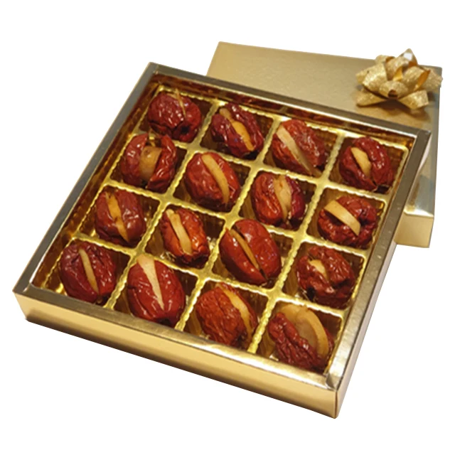 Korean Wild Pine Nut Dried Date Jujube (16ea) Snack Healthy Fruit Snack