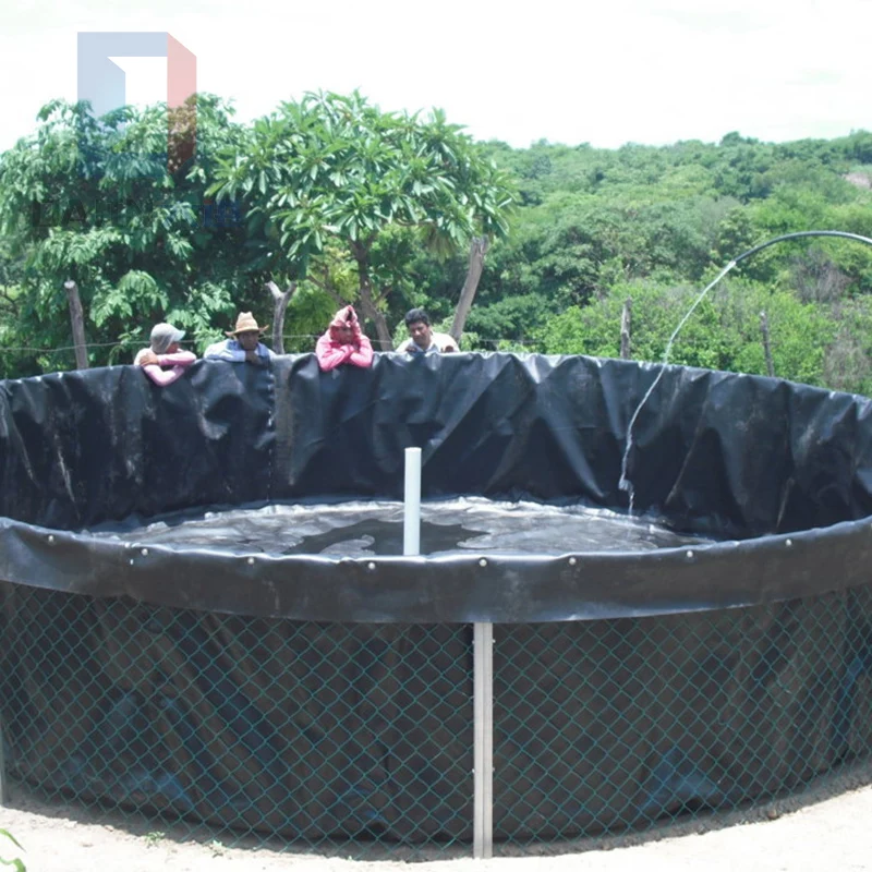 Tanques Circulares Fabricados en Geomembrane Preformed Pond