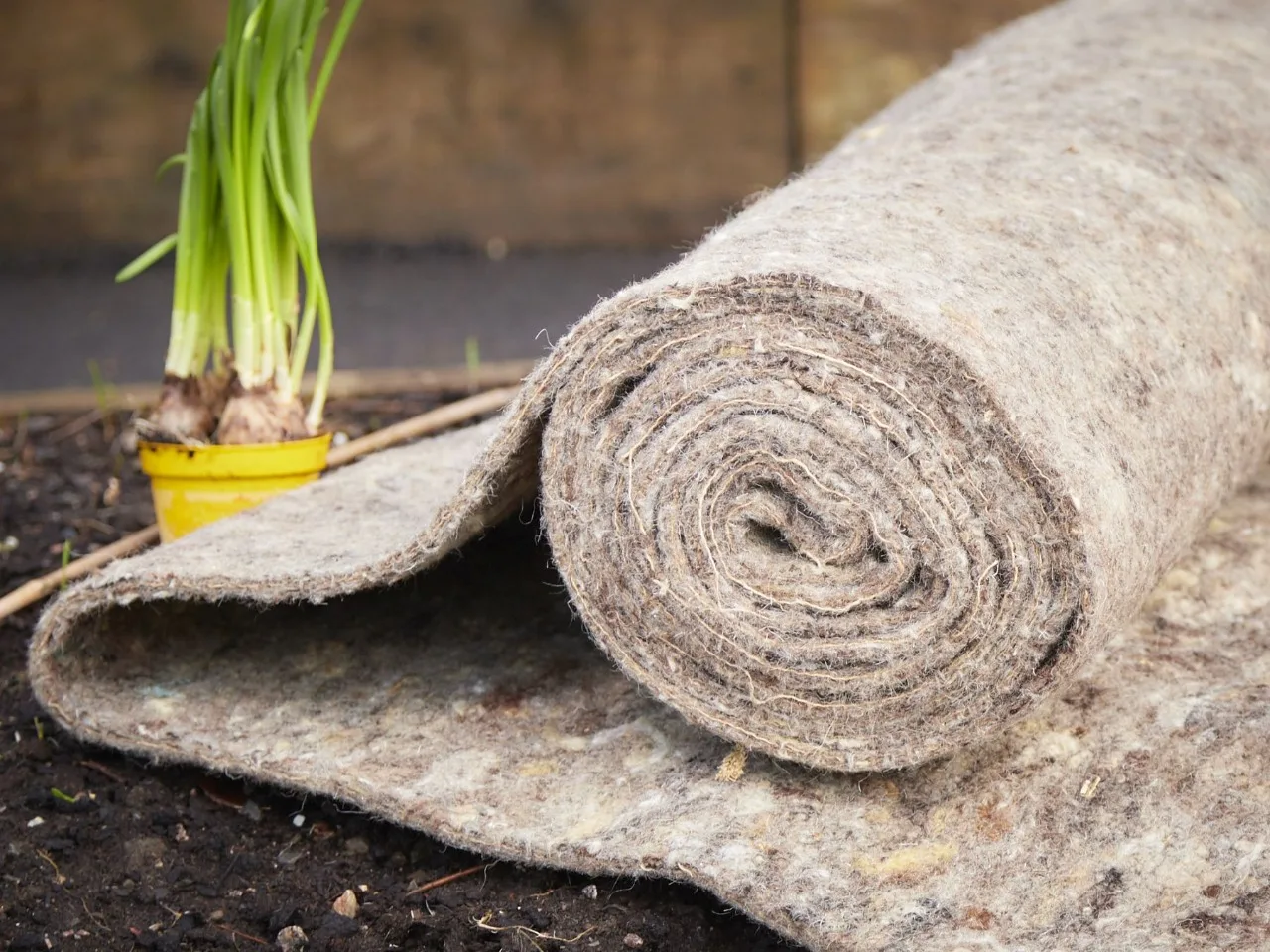 High Quality Jute Felt Made of Needle Punched Jute Fibers Used for Thermal Available at Wholesale Price from India