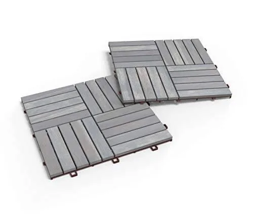 WPC DECKING TILE FROM  ACACIA DECKING TILES FOR FLOORING PATIO GARDEN SWIMMING POOL VARIOUS COLORS