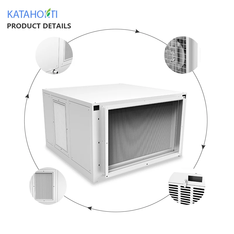 4.3L/Kwh Grow Hydroponic Dehumidifier Commercial Dehumidifier 90L 100L168L 200L