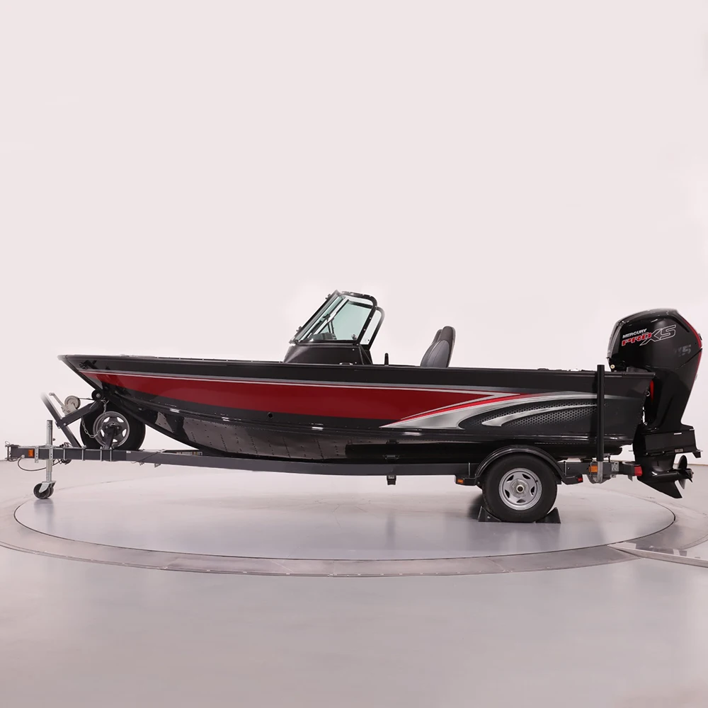 Hot Sale Factory Aluminum Sport Yacht with Outboard Engine and Trailer New Condition Fishing and Speed Boat