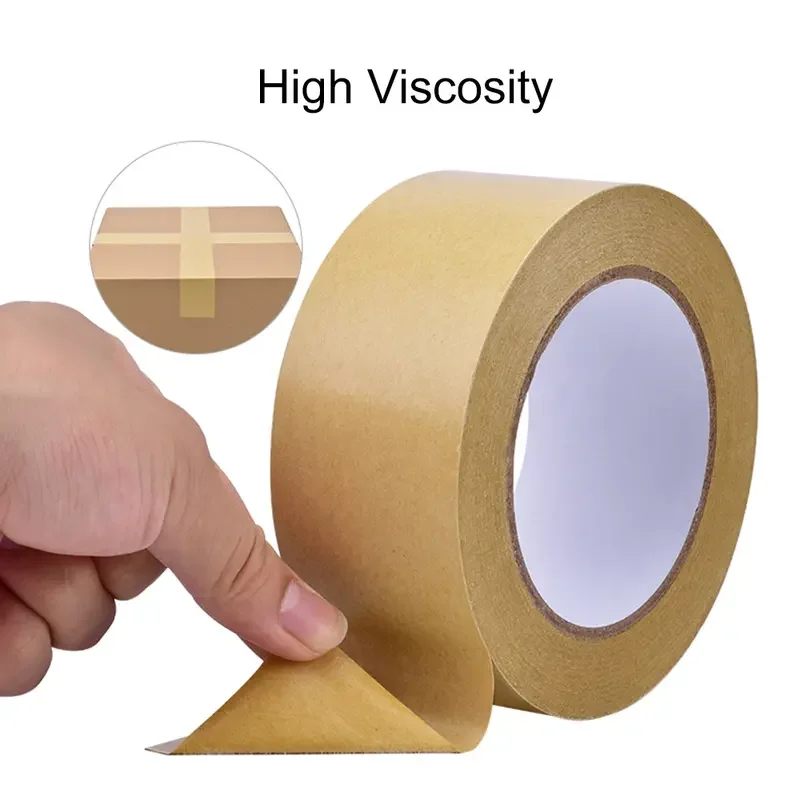 BYSLI Custom Packaging Logo Tape Recyclable Writable Packing Shipping Tape Eco-Friendly Biodegradable Kraft Paper tape