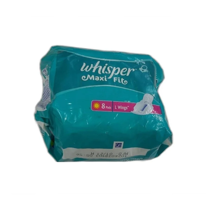 Whisper Maxi Nights Wings Heavy Flow Sanitary Pads for Women - Designed for heavy flow during the period