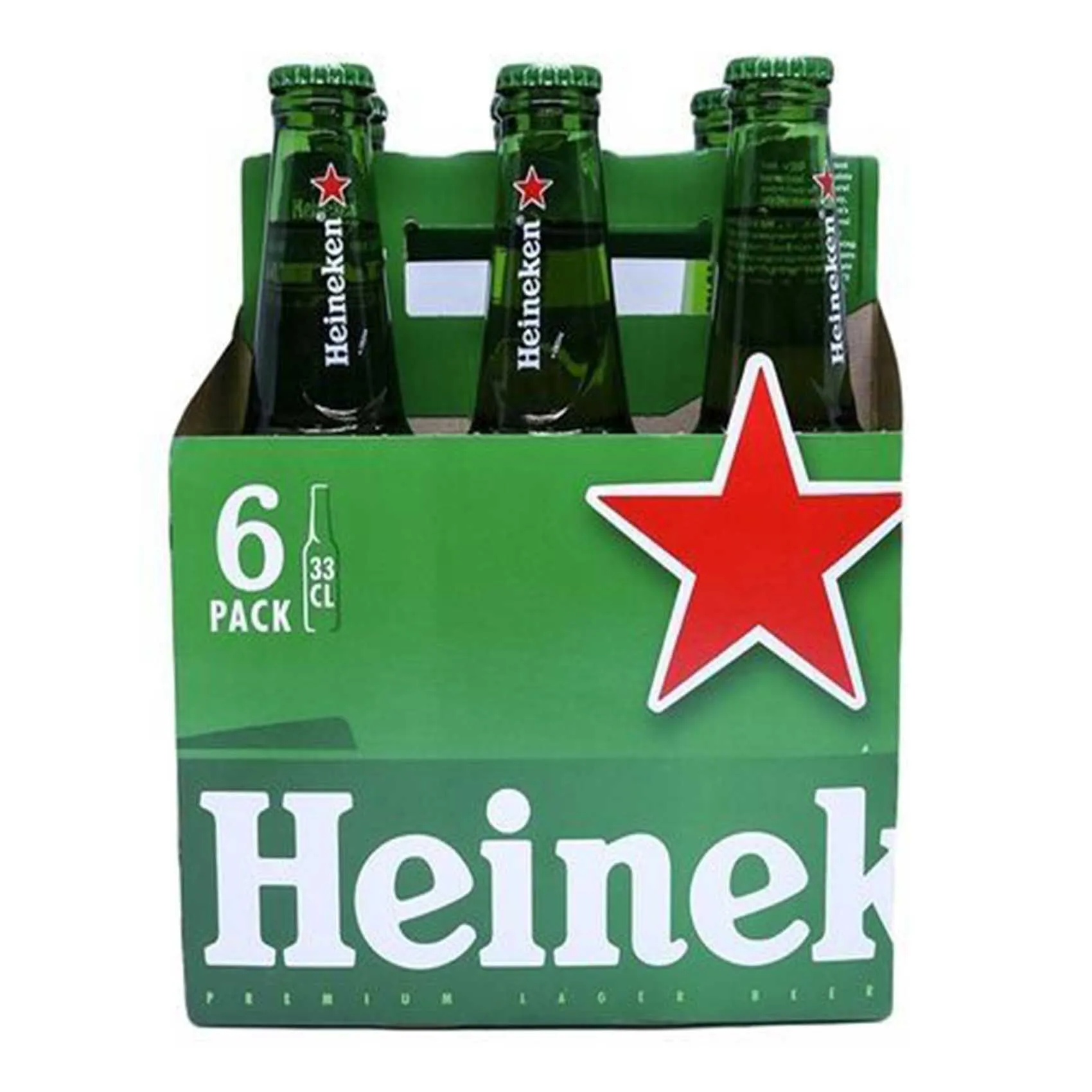 Pack of 24x330ml Heineken Lager Beer 330ml bottles original